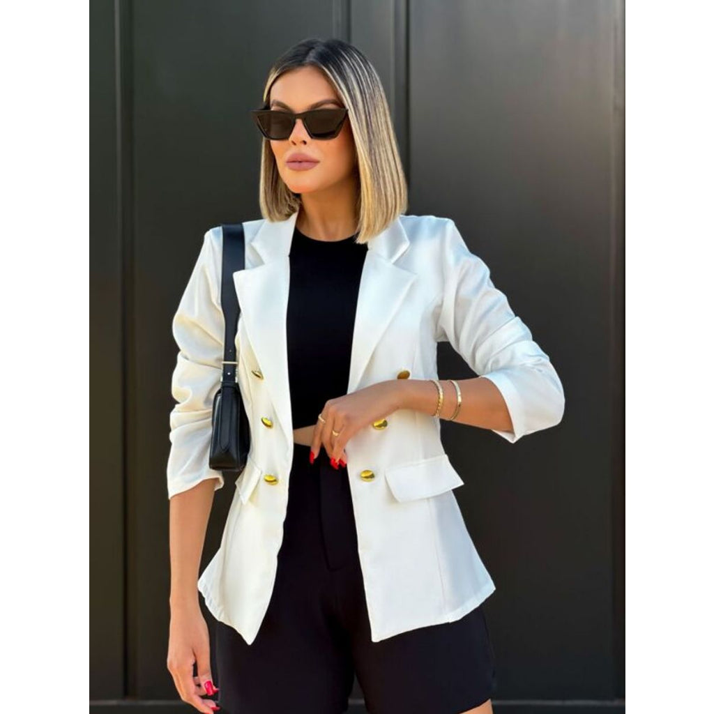 Blazer Feminino Casaquinho Maxi